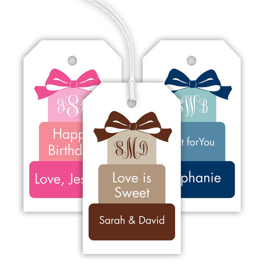 Tiered Cake Hanging Gift Tags
